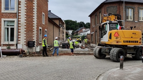 De aansluiting van de Kauterhof en de Stoopkensstraat