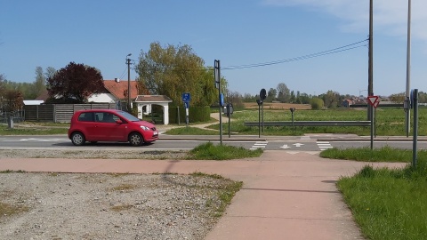 Fietsoversteek Bley Hoegaarden