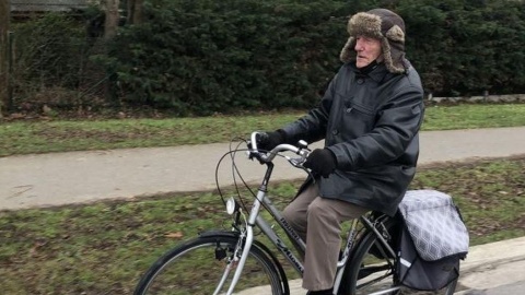 Fietser op nieuwe fietspad Willebringen