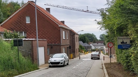 Verkeerskussen Kauterhof Hoegaarden