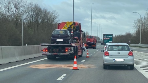 Verkeersongeval op de E314 Lummen-Leuven in Holsbeek op 22 maart 2023