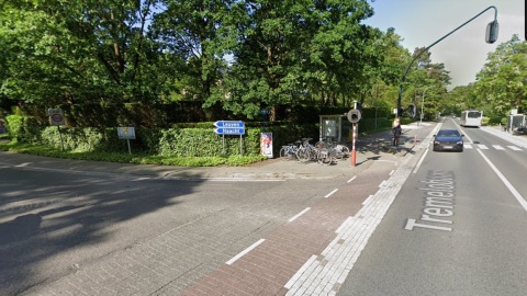 Kruispunt Oude Putsebaan en Tremelobaan in Keerbergen