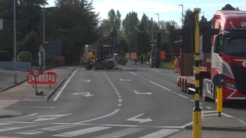 Wegenwerken Dijlebrug 4 Werchter