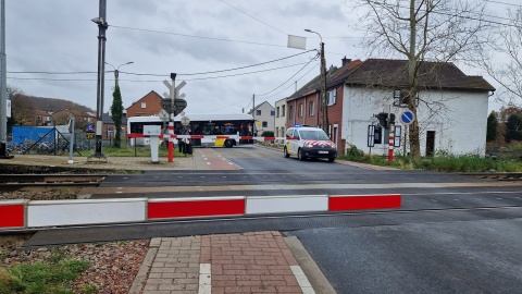 Defecte trein in het station van Wezemaal